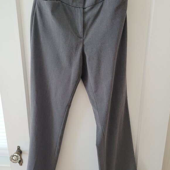 Anne Klein size 4 gray stretch slacks/trousers - Picture 1 of 1